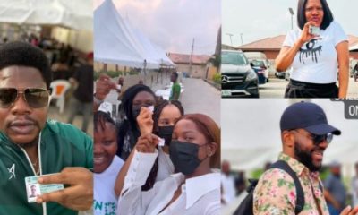 Nigerian Celebrities Cast Their Votes